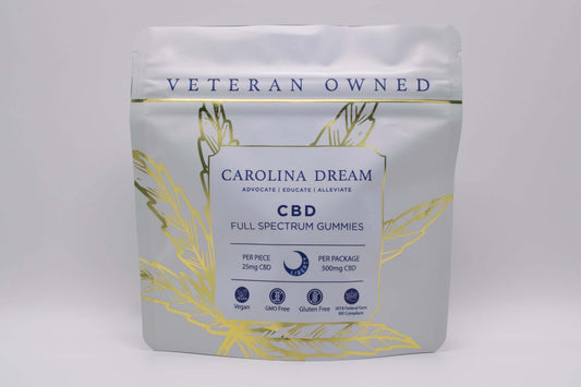 Carolina Dream CBD, THC, and CBN gummies and tinctures – hemp-derived, fast-acting, and formulated for sleep, stress, and focus