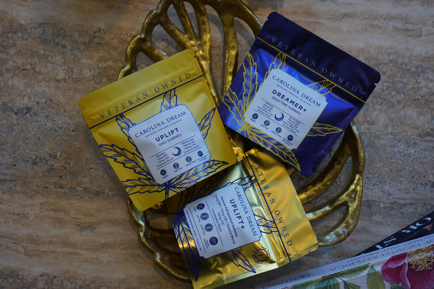 Carolina Dream CBD, THC, and CBN gummies and tinctures – hemp-derived, fast-acting, and formulated for sleep, stress, and focus