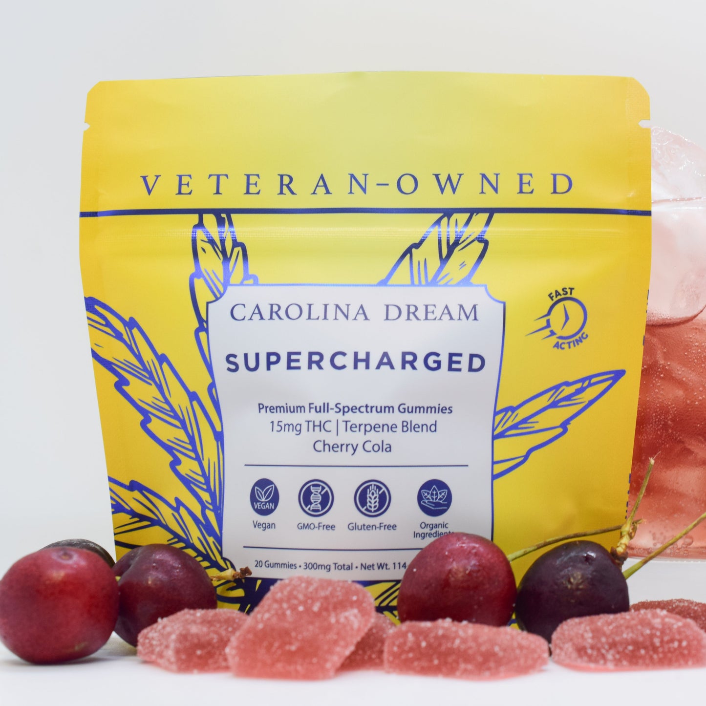 SUPERCHARGED - Fast-Acting 15mg THC Gummies