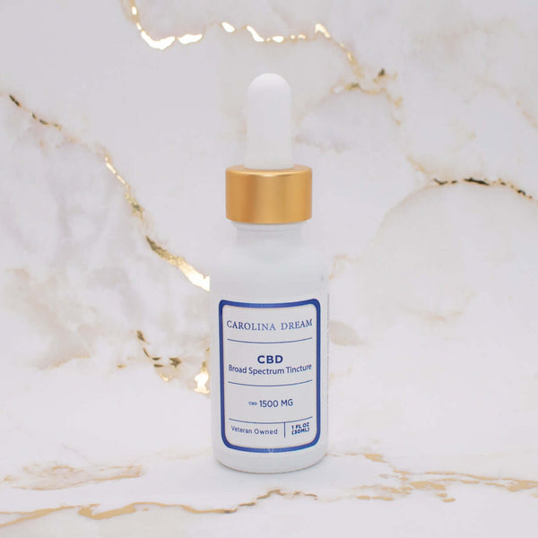 Broad Spectrum 1500mg CBD Tincture - THC Free Wellness